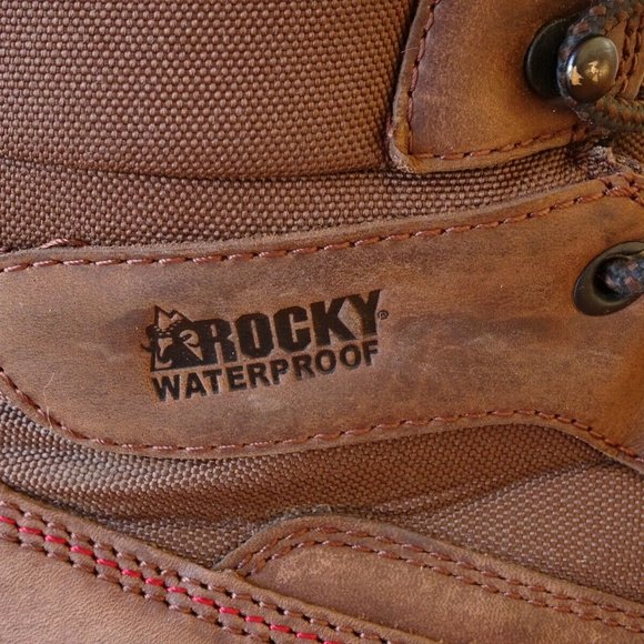 Rocky Boot Ironclad LT Mens Size 12W Wide Waterproof RKK0177 Leather Work Boots - Picture 3 of 11